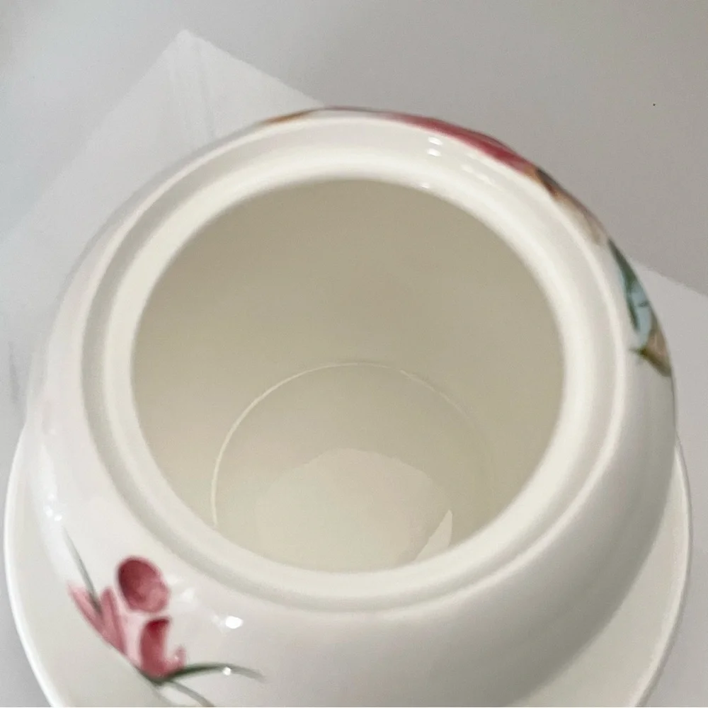 Vintage Rose Jam Jar by Lefton